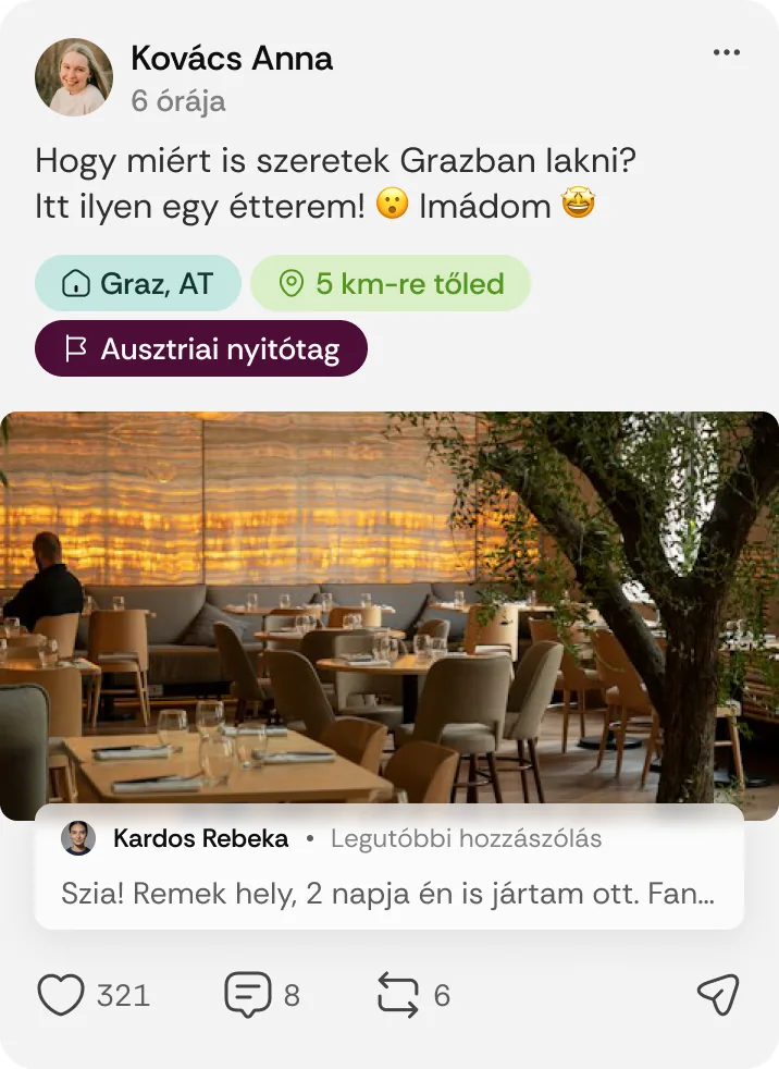 Nyitótag jelvény a posztokon