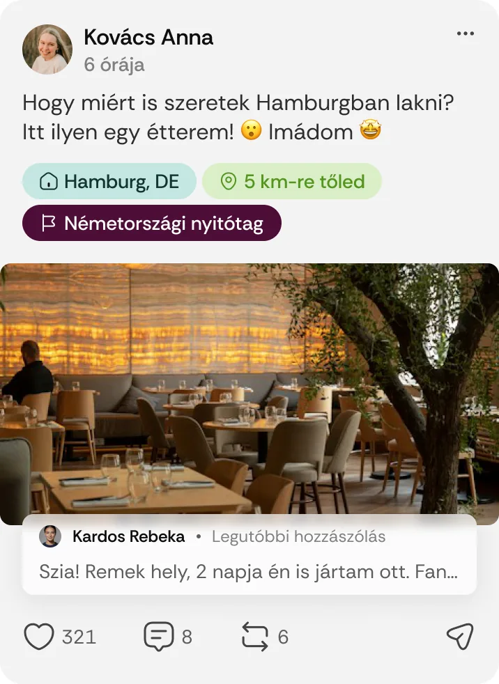 Nyitótag jelvény a posztokon
