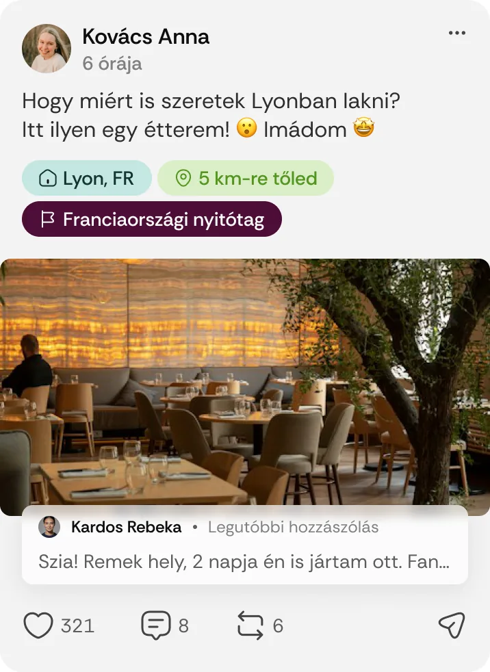 Nyitótag jelvény a posztokon