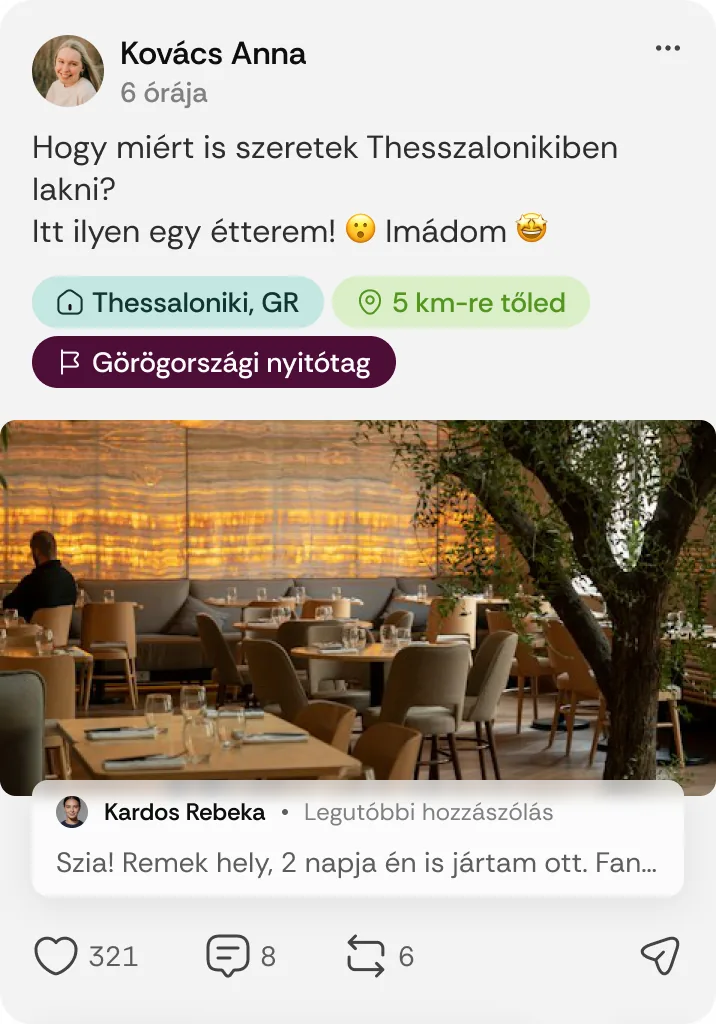Nyitótag jelvény a posztokon