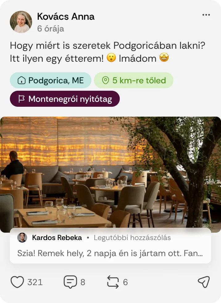 Nyitótag jelvény a posztokon