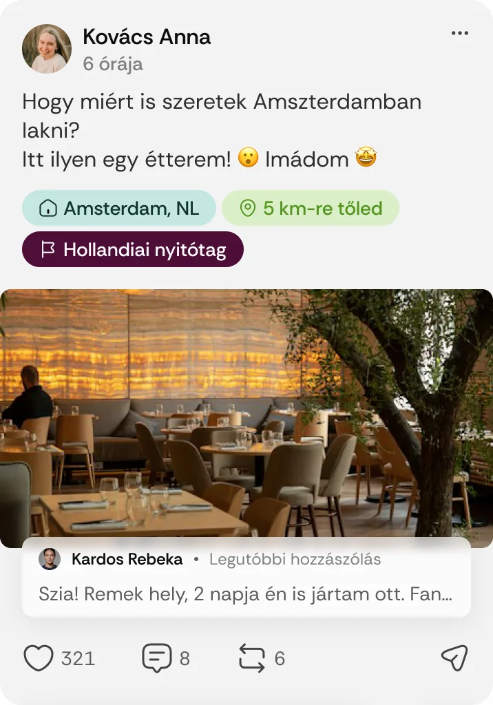 Nyitótag jelvény a posztokon