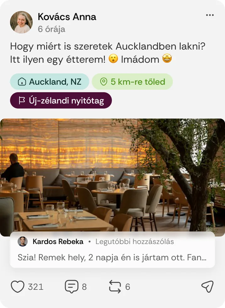 Nyitótag jelvény a posztokon