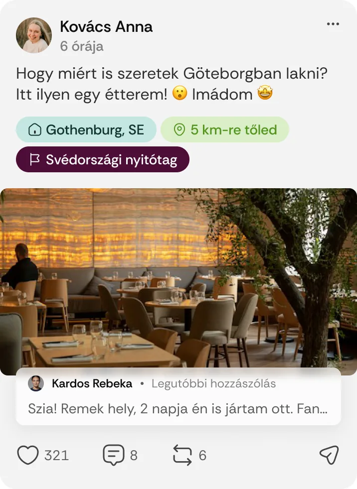 Nyitótag jelvény a posztokon