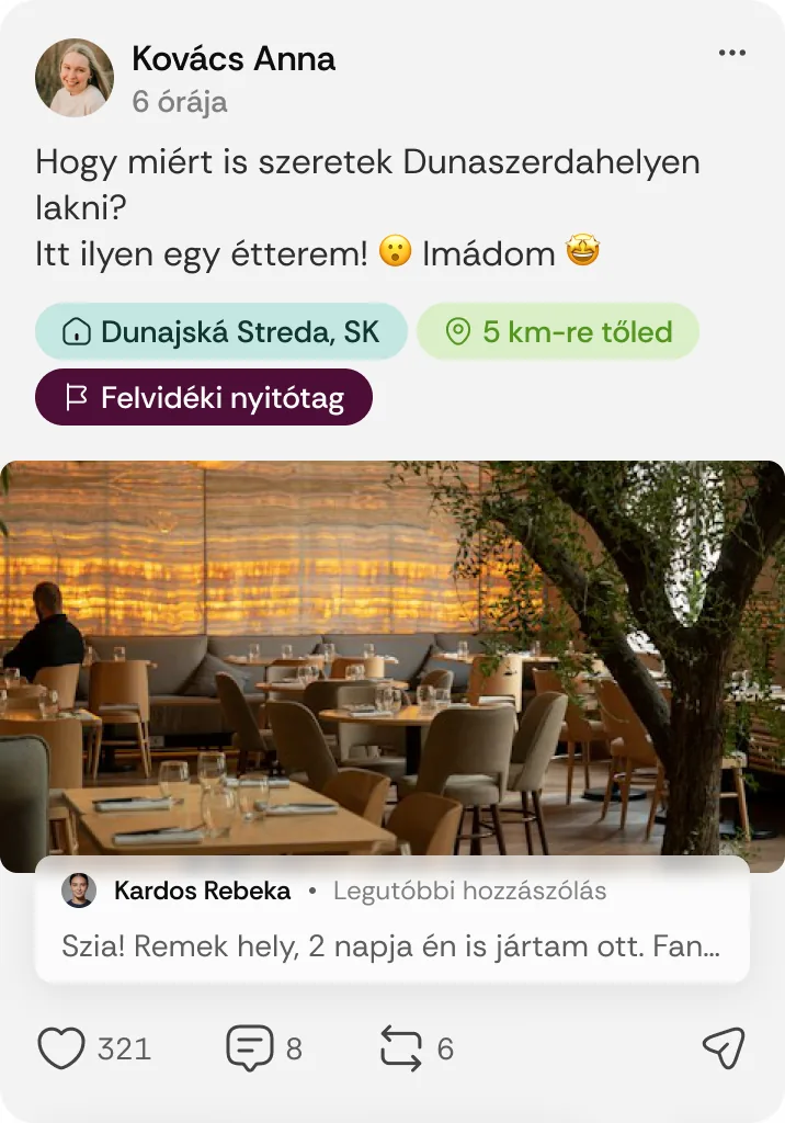 Nyitótag jelvény a posztokon